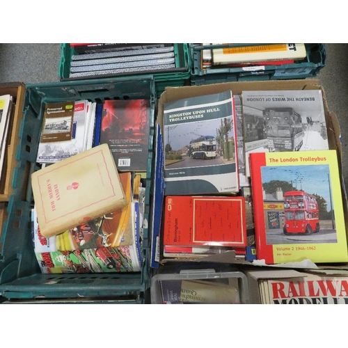 145 - A large quantity over many trays of transport related ephemera etc