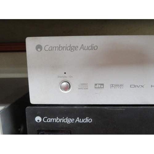 154 - Four Cambridge audio Azzur stacking audio visual separates, to include an integrated amplifier 640A,... 