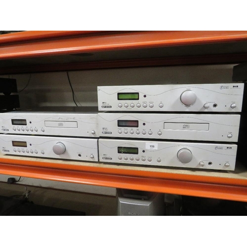 155 - Five acoustic solutions audio visual separates to include an amplifier SP101, two DAB/FM tuner SP111... 