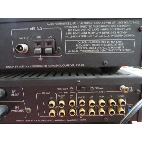 156 - Four Arcan alpha stacking stereo separates to include two 8R amplifiers and an 8 CD player and a 7 A... 