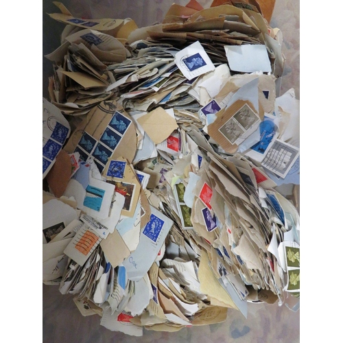 69 - Large quantity of stamps (6 boxes) mainly kilo ware