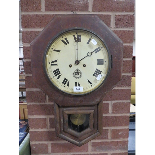 748 - A vintage reproduction RAF wallclock A/F