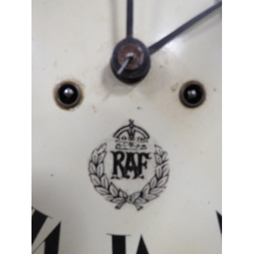 748 - A vintage reproduction RAF wallclock A/F