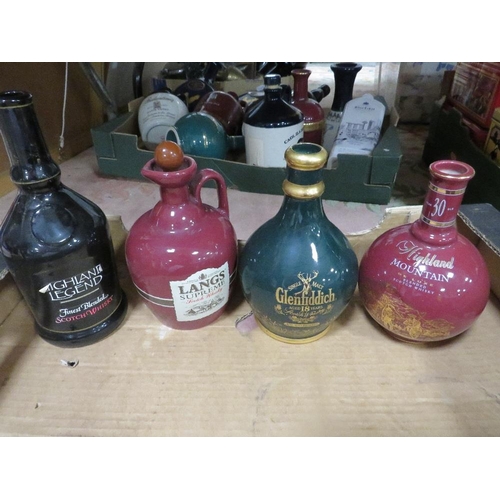 75 - Two boxes of Wade sample whisky decanters