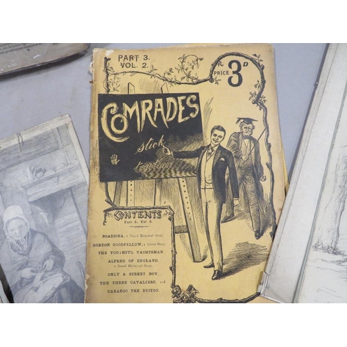 249 - A quantity of antique and other ephemera