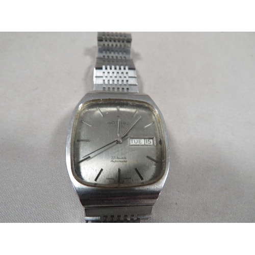 302 - A mens vintage 25 jewels automatic Rotary watch