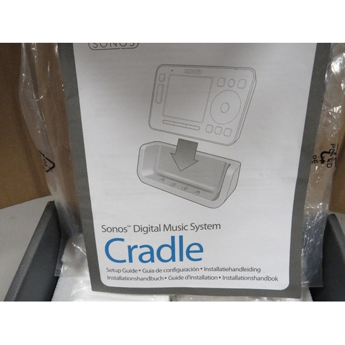 436 - A boxed Sonos digital music system controller and cradle