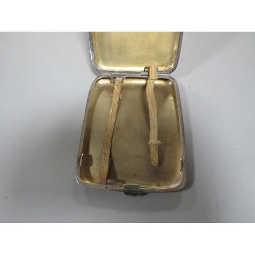 300 - A hallmarked silver cigarette case, approx. weight 118 g