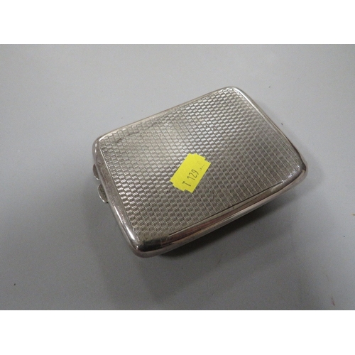 300 - A hallmarked silver cigarette case, approx. weight 118 g