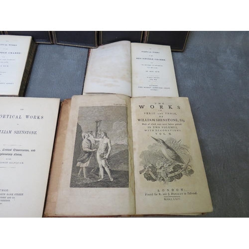 1 - 'LIFE & THE POEMS OF THE REV. GEORGE CRABBE', eight volume set published by John Murray 1834, togeth... 