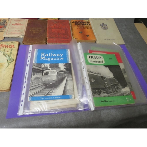 10 - THIRTEEN VINTAGE 1950S / 1960S RAILWAY MAGAZINES, to include Trains Illustrated, British Western Reg... 