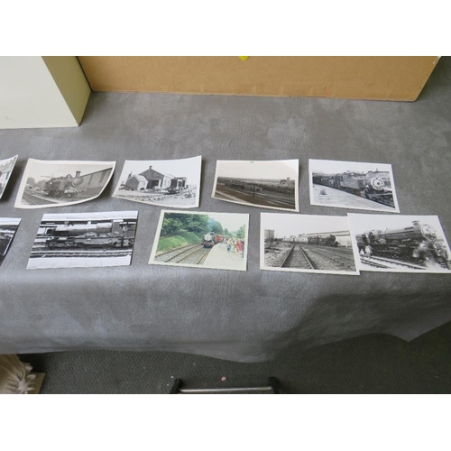 21 - TWO TRAYS OF TRAIN  COACH PHOTOGRAPHS, over 1000 photographs in total