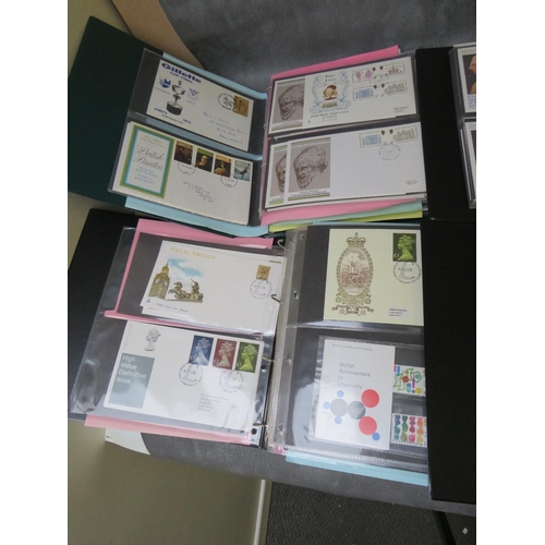 24 - TEN FIRST DAY COVER ALBUMS, mainly from the 1970s and 1980s - from the 1940s to the 1980s, together ... 