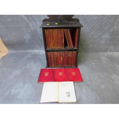 25 - A SET OF THIRTY SEVEN POCKET FALSTAFF EDITION WORKS OF WILLIAM SHAKESPEARE, Sands & Co, contained in... 