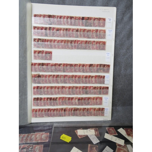 27 - A COLLECTION OF STAMPS MAINLY VICTORIAN, to include many penny reds