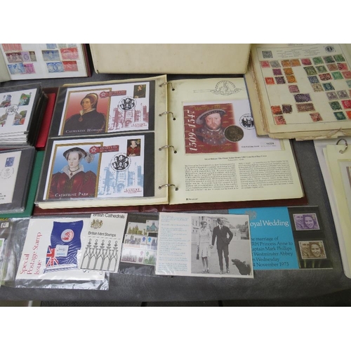 29 - FIVE ALBUMS OF FIRST DAY COVERS, some with coins to include 1981 Charles & Diana Wedding Album, toge... 