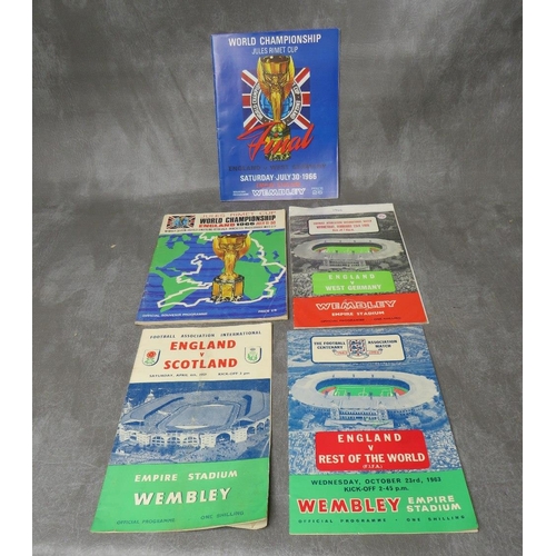 37 - ENGLAND v WEST GERMANY 1966 WORLD CUP FINAL SOUVENIR PROGRAMME, Jules Rimet Cup World Championship 1... 