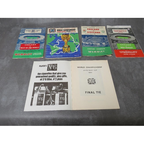 37 - ENGLAND v WEST GERMANY 1966 WORLD CUP FINAL SOUVENIR PROGRAMME, Jules Rimet Cup World Championship 1... 