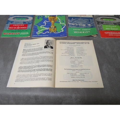 37 - ENGLAND v WEST GERMANY 1966 WORLD CUP FINAL SOUVENIR PROGRAMME, Jules Rimet Cup World Championship 1... 