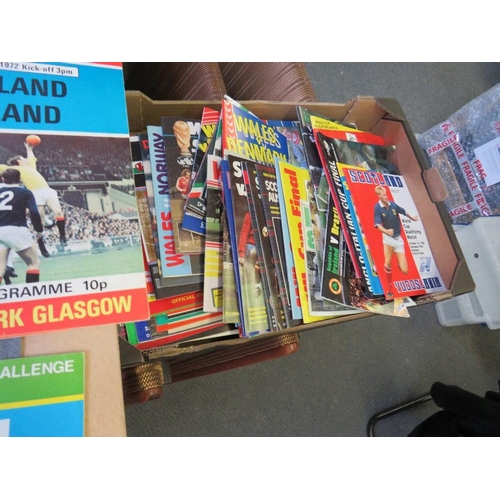 54 - A LARGE COLLECTION OF FOOTBALL PROGRAMMES, to include 1966, 67, 68, 69, 70, 71 and 72 FA Cup finals,... 