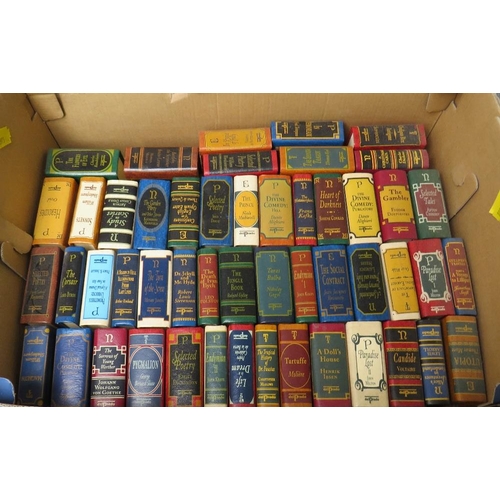 68 - FIFTY MINIATURE CLASSIC DEL PRADO LIBRARY HARDBACK BOOKS