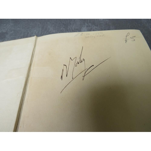 79 - A SIGNED COPY OF THE GREATER BRITAIN BY OSWALD MOSLEY, published for The British Union of Fascists, ... 