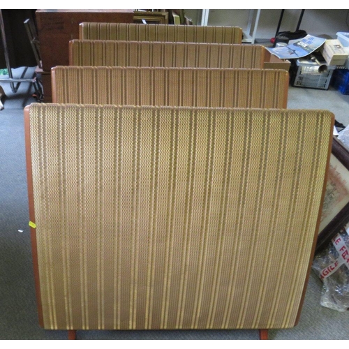 85 - FOUR VINTAGE QUAD LOUDSPEAKERS, together with Quad pre amp and Quad 303 power amplifier etc.