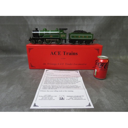 87 - A BOXED ACE TRAINS O GAUGE 3 RAIL TENDER LOCOMOTIVE 4-4-0, Ace E3 2006 celebration class