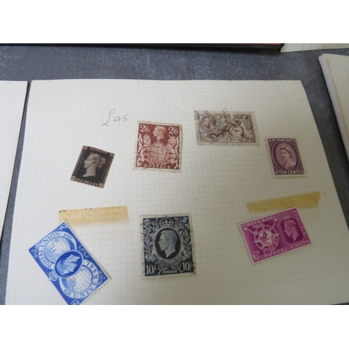 180 - A COLLECTION OF SHEETS OF STAMPS FROM GREAT BRITAIN, CYPRUS. Aden, New Zealand, Southern Rhodesia, M... 