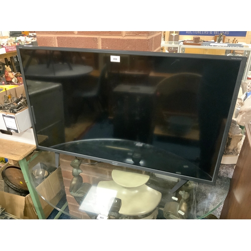 850 - A Sharp 40” flatscreen tv - House Clearance