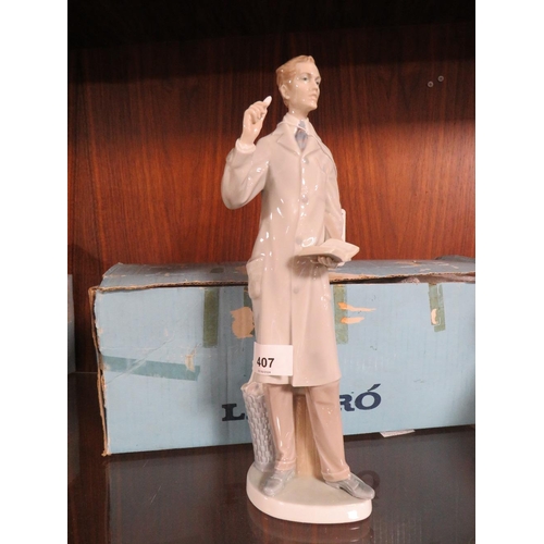 407 - A Lladro boxed figure 