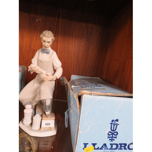 408 - A Lladro boxed figure 