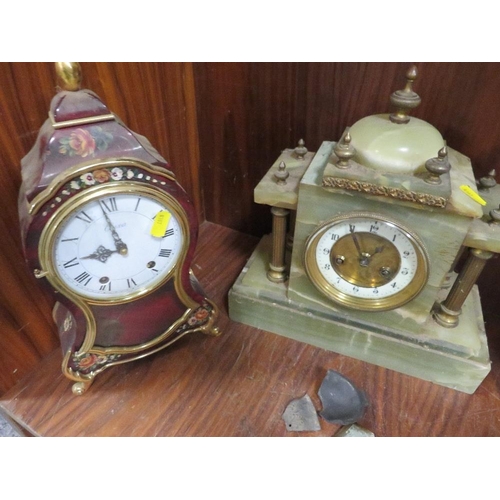 427 - Two vintage mantel clocks A/F