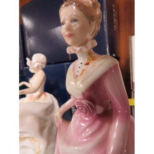 454 - Four boxed Royal Doulton figurines to include 