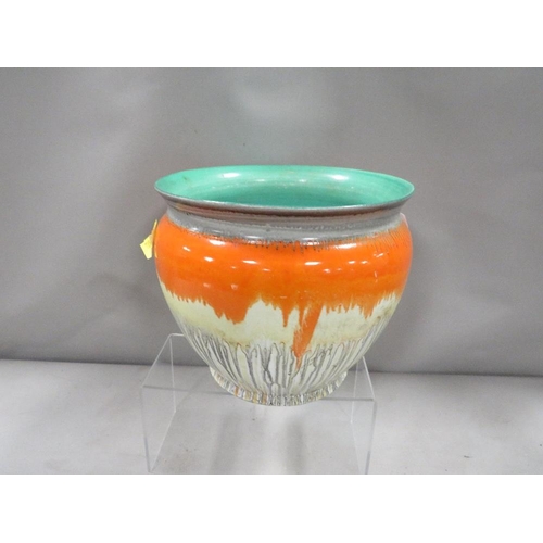 457 - A Shelley drip glaze planter