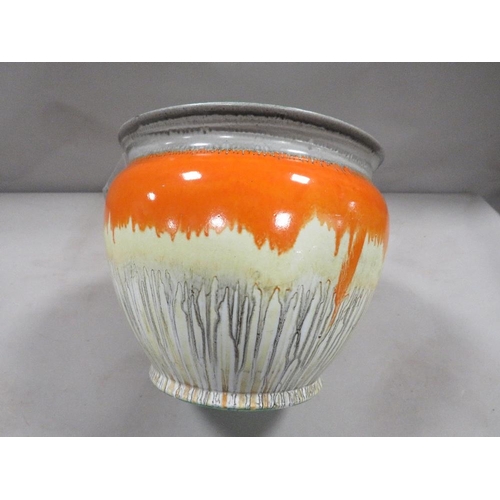 457 - A Shelley drip glaze planter