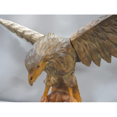 468 - A wooden eagle