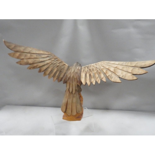 468 - A wooden eagle