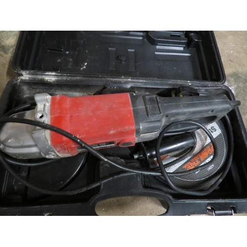 768 - A cased Champion circular saw and a cased angle grinder