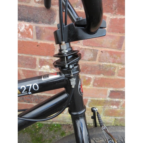 773 - A Schwinn Data 270 BMX bicycle with black paintwork