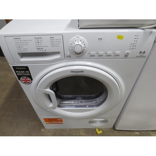 777 - A Hotpoint clothes dryer - House Clearance