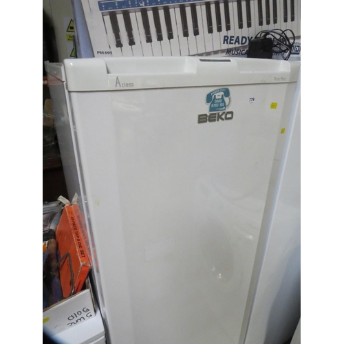 779 - A Beko upright freezer - House Clearance