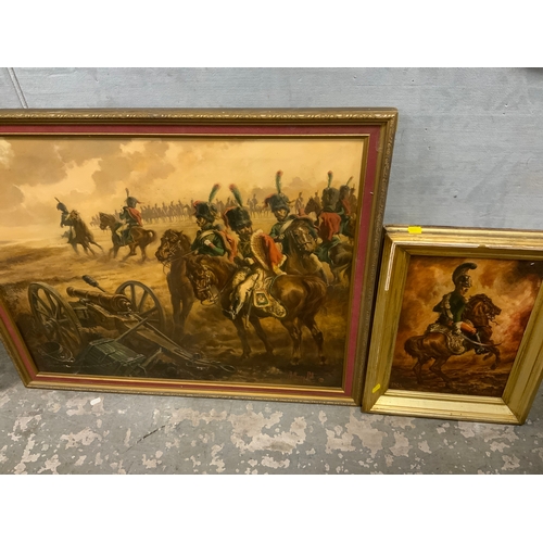 229 - Four assorted Anthony Pitt prints to include a soldier on horseback