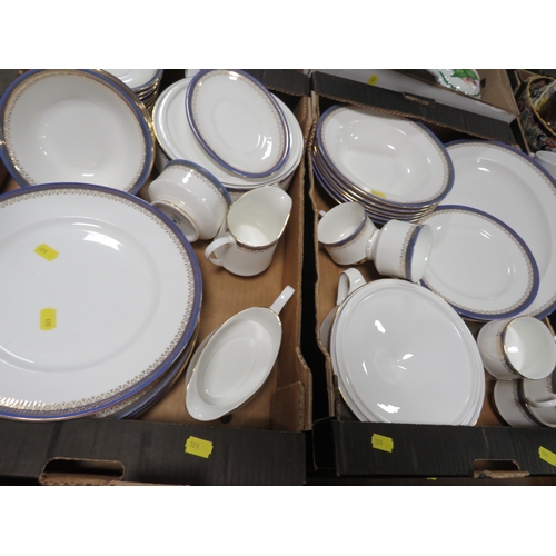 339 - Two trays of Paragon Sandringham tea/dinnerware