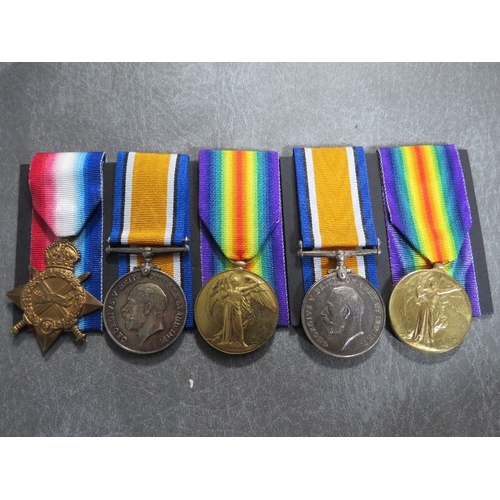 183 - WWI MEDALS TO BROTHER & SISTER, consisting of 1914/15 star trio to 2 Lieutenant William Motherwell, ... 