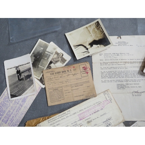 184 - EPHEMERA RELATING TO U.S. COASTGUARD RICHARD L. SPRAGUE, WW2 & later including certificates, letters... 