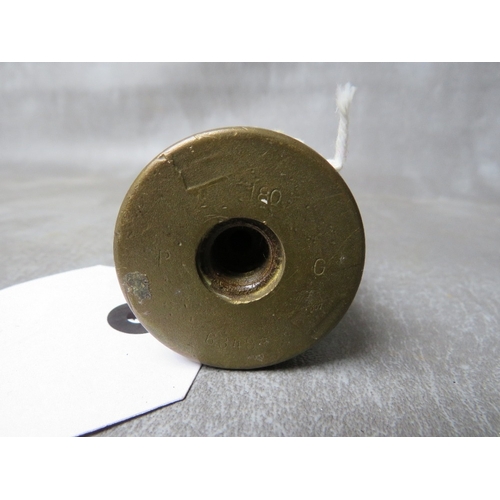 79 - A WW2 GERMAN 37mm DOUBLE DRIVE BAND A.A. ROUND (INERT)