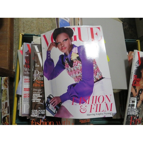 116 - A quantity of Vogue magazines