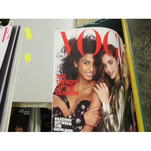 116 - A quantity of Vogue magazines