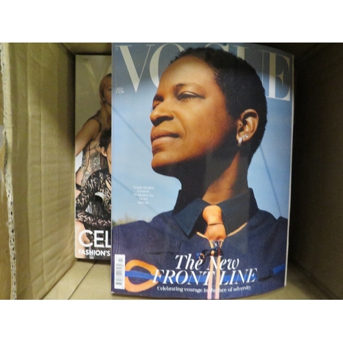 116 - A quantity of Vogue magazines